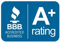 BBB Accredited Business, A+ rating