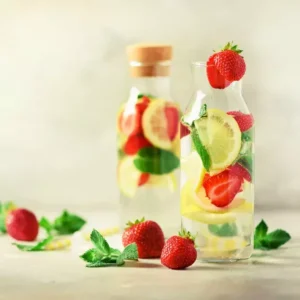 strawberry and lemon water