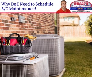 why you should schedule ac maintenance graphic