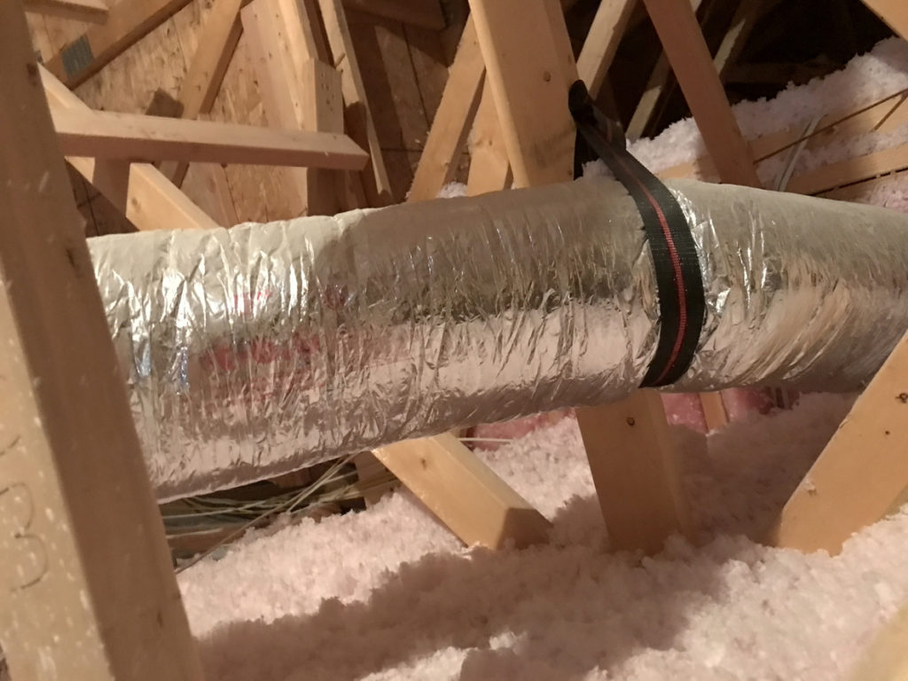 air ducts in the attic
