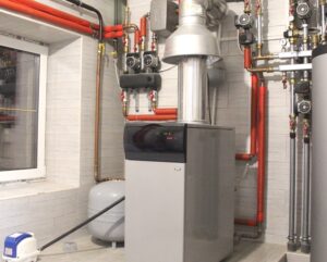 Boiler heating system 