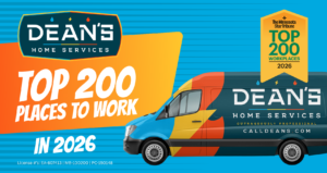 Dean’s Home Services Named a Minnesota Star Tribune Top 200 Workplace in 2026